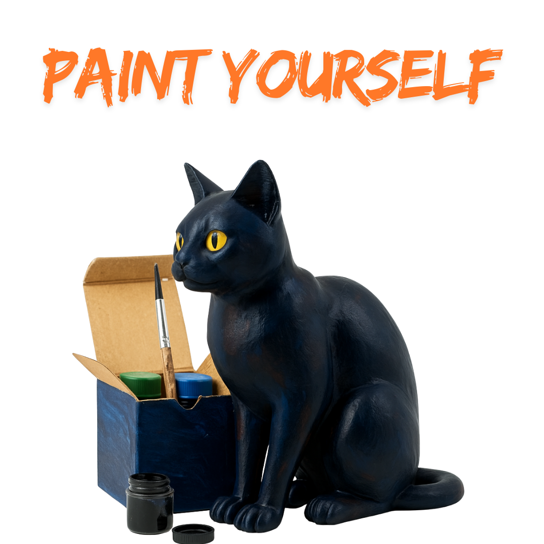 "Adorable 3D Printed Cat Figurine – Purrfect for Gifting, Decor & Collectors!"